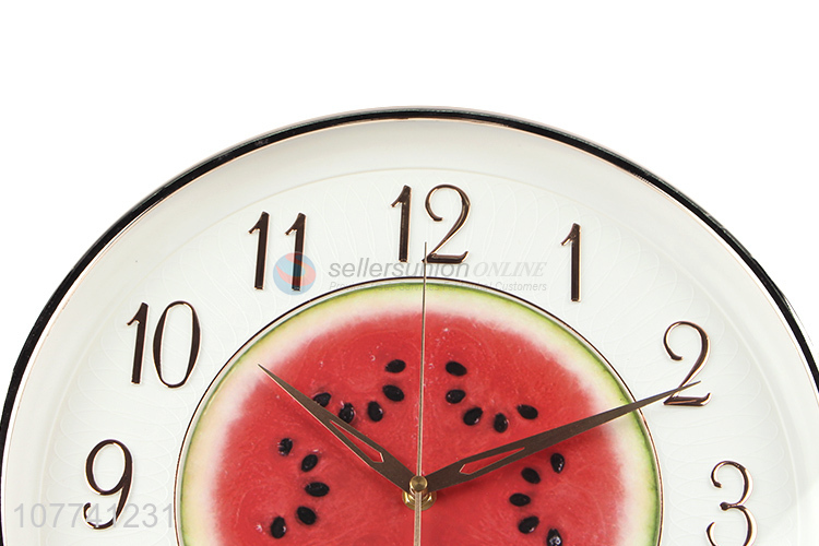 Latest Fruit Pattern Wall Clock Decorative Hanging Clock