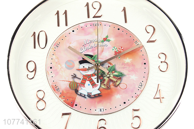 Custom Christmas Series Wall-Mounted Wall Clock Hanging Clock