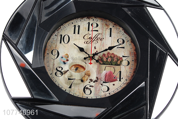 Wholesale Fashion Printing Wall Clock Modern Hanging Clock