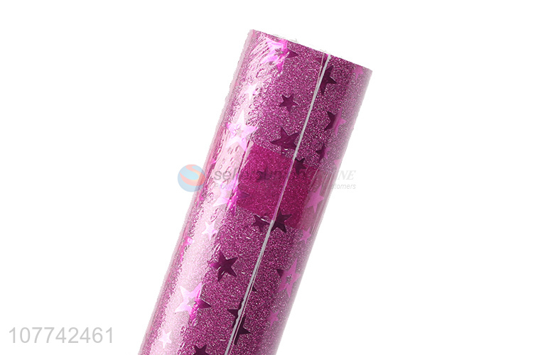 Hot sale pink decorative stickers party window wall decoration film