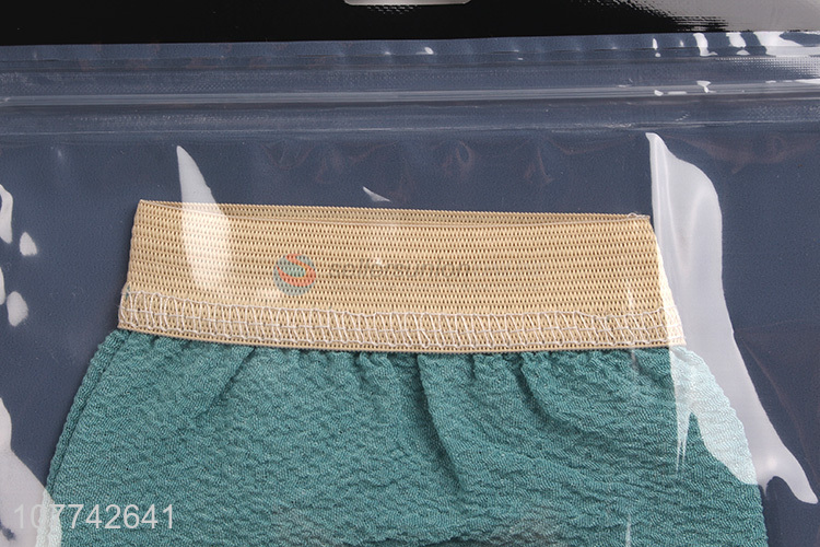 Hot sale exfoliating soft bath glove scrub towel 