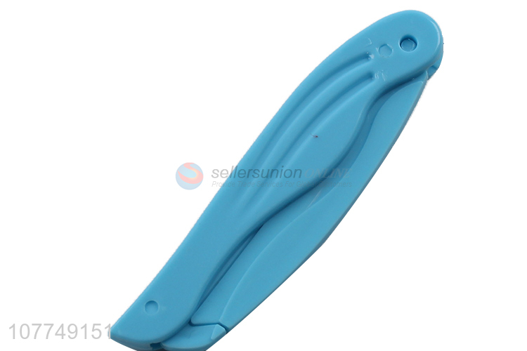 New arrival ergonomic foldable eyebrow razor with micro blade