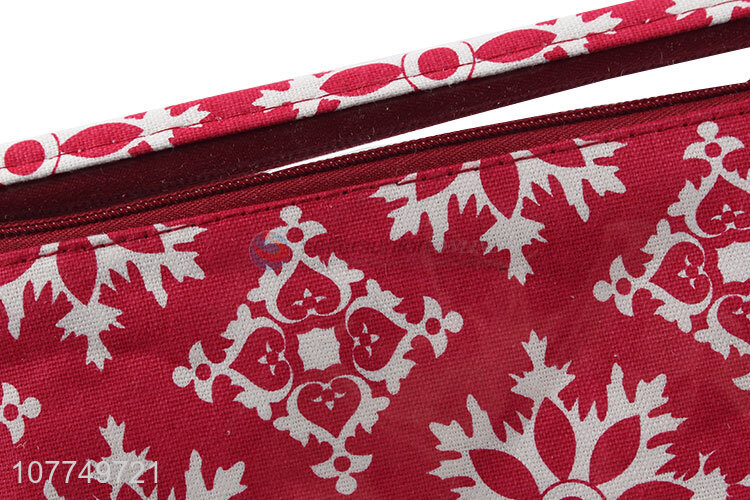 Creative red waterproof portable cosmetic large capacity storage bag set