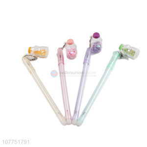 New arrival bottle pendant gel ink pen kawaii cartoon gel pens