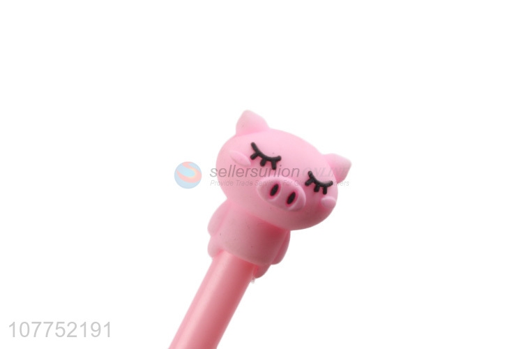 Good sale cartoon pig gel pens cute gel ink pen for children