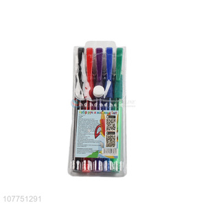 Low price 5 colors plastic ball pens multicolor ball-point pens