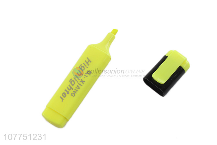 Factory price 4 colors highlighter fluorescent pen for school office