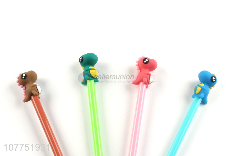 Low price cartoon dinosaur gel ink pen kawaii cartoon gel pens