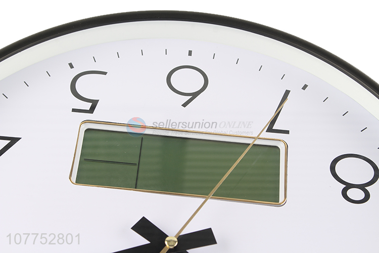 New home living room open pendant study electronic wall clock