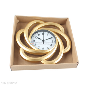 Modern simple round wall clock art quartz wall clock