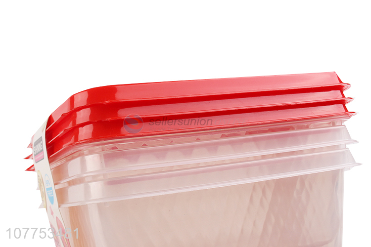 New Design Plastic Preservation Box Fashion Food Storage Box Set