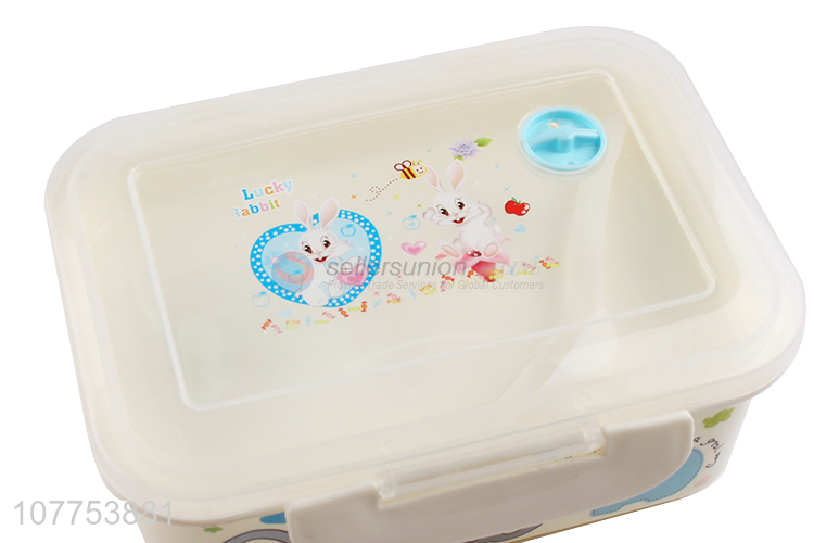 Cartoon Printing Plastic Lunch Box Cheap Bento Box