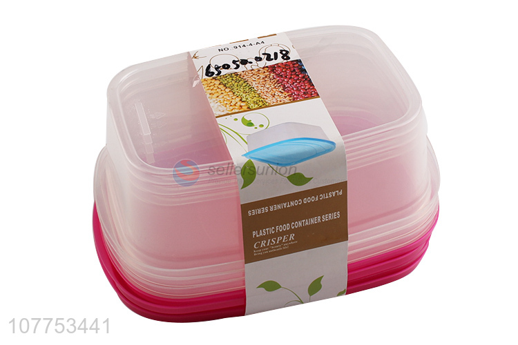 New Arrival 3 Pieces Kitchen Food Storage Preservation Box With Lids Set