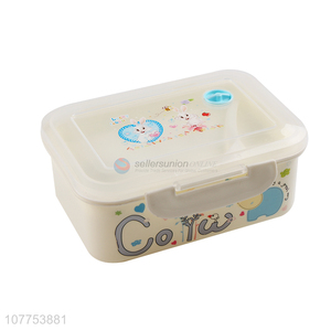 Cartoon Printing Plastic Lunch Box Cheap Bento Box