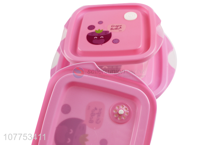 Hot Selling 3 Pieces Transparent Crisper Preservation Box