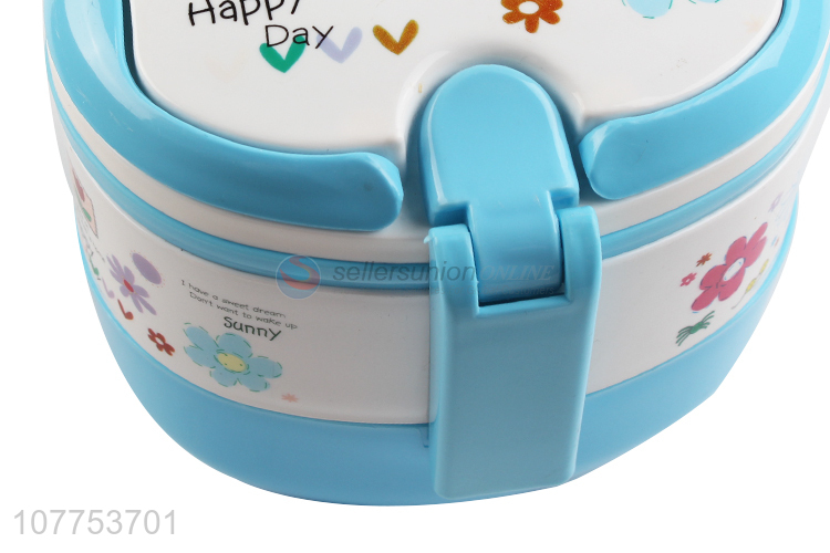 Cartoon Printing 3 Layers Lunch Box Fashion Bento Box