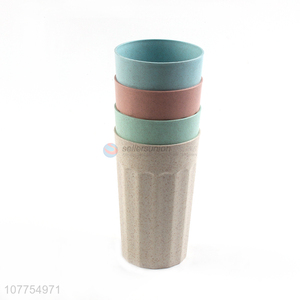 Fashion 4 Pieces Plastic Cup Custom Water Cup Drinking Cup