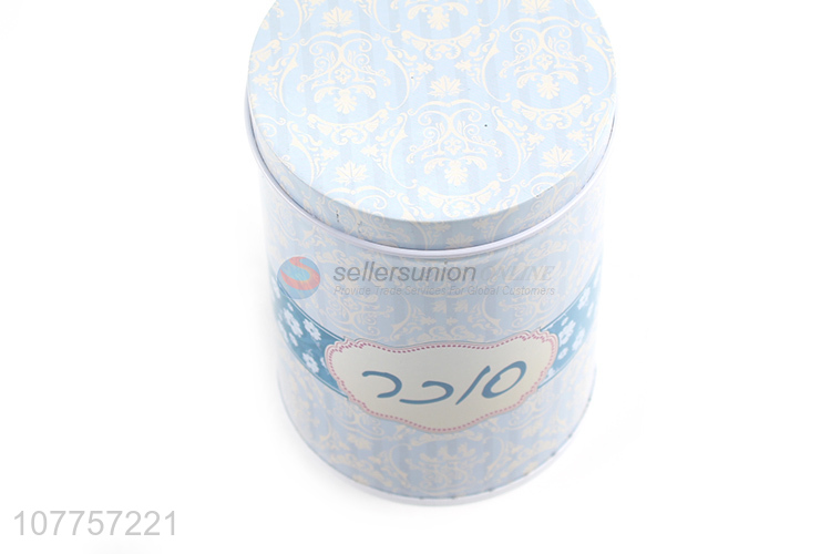 Best Quality Cylindrical Tin Can Fashion Storage Box Tin Box