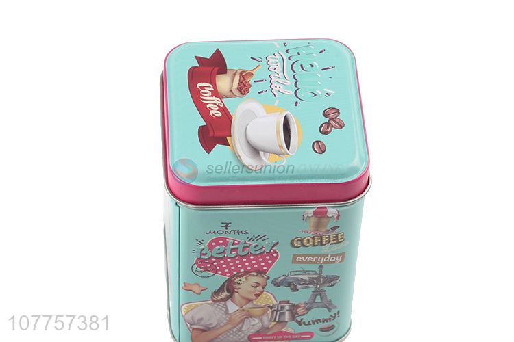 Good Quality 3 Pieces Rectangle Tin Can Storage Box Set