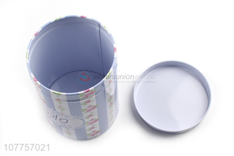 Best Quality Cylindrical Jar Fashion Storage Box Tin Box