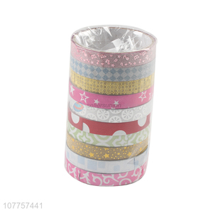 New product colourful adhesive tape with cute pattern