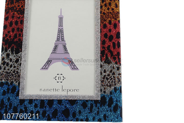 New color leopard print design fashion picture frame photo frame