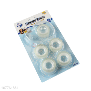 Hot Selling 5 Rolls Sticky Tape Student Stationery Tape Set