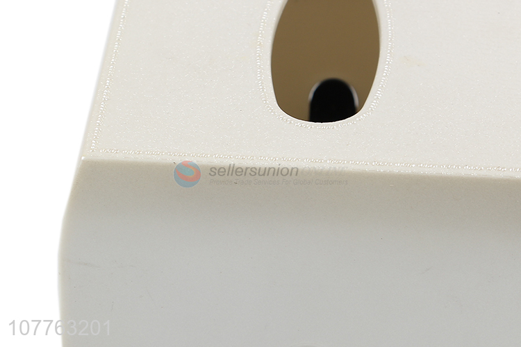 Good quality square plastic paper towel holder tissue box