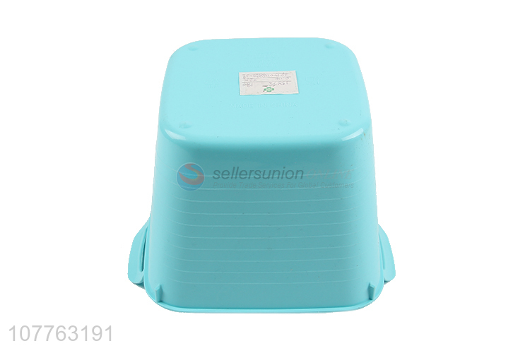 Low price small plastic storage basket household ice bucket with handles