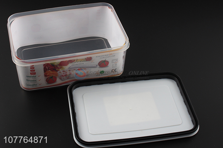 China factory 4 pieces fresh-keeping box food containers for kitchen