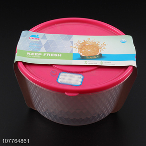 Promotional 3 pieces plastic preservation box food storage sealing box