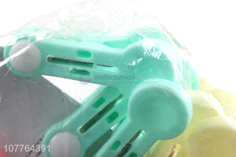 Good sale 12 pieces clothes clamps plastic clothes pegs