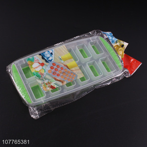 Wholesale cuboid shape silicone ice cube tray ice block mold