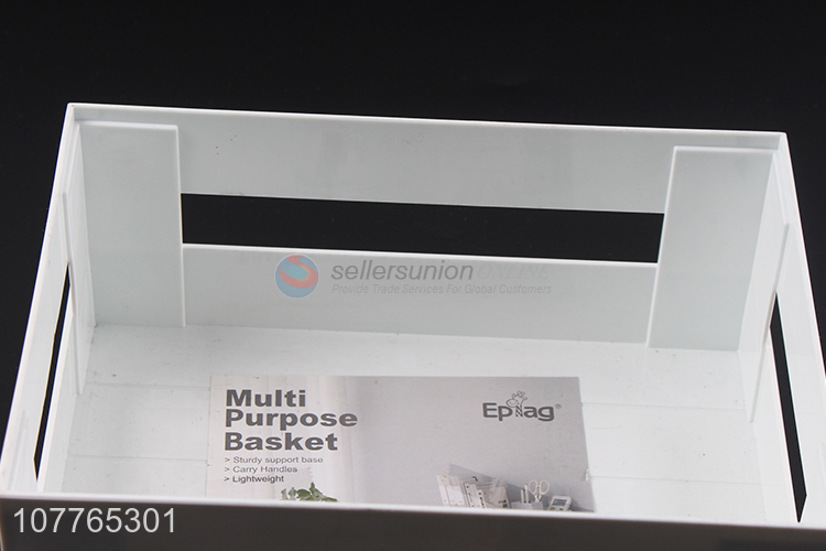 Wholesale bathroom storage shelf multi-function plastic storage basket