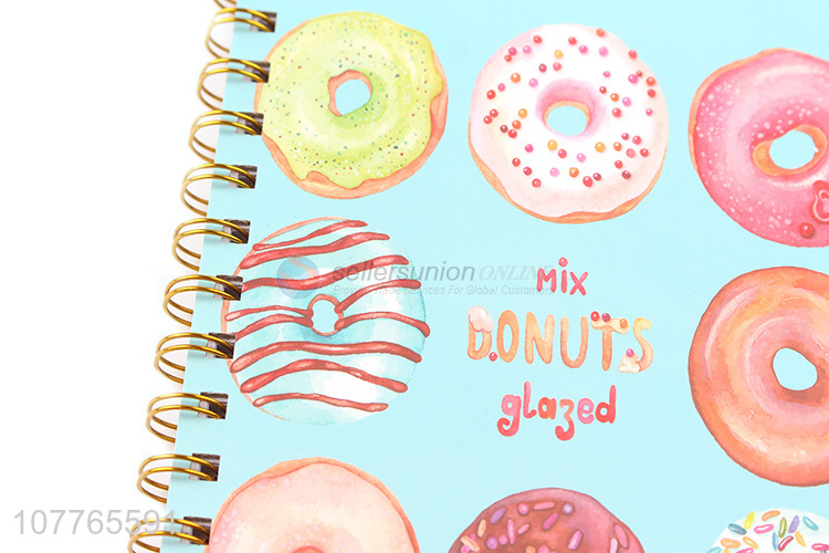 Best Sale Colorful Dounts Pattern Paper Notebook For Students