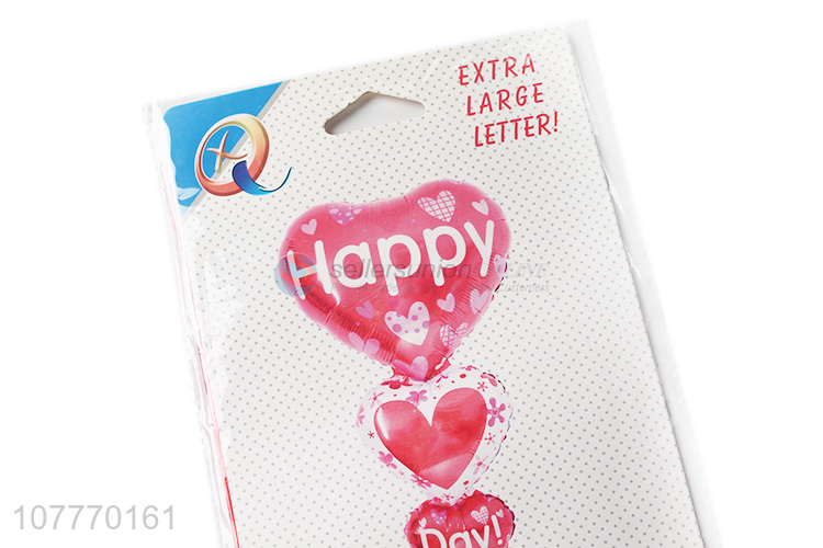 Factory supply wedding letter balloon foil balloon set