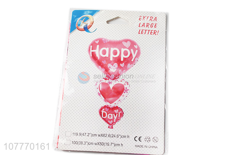 Factory supply wedding letter balloon foil balloon set