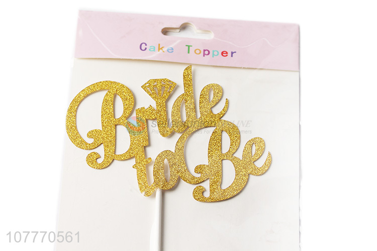 High quality letter cake toppers  for wedding party decor