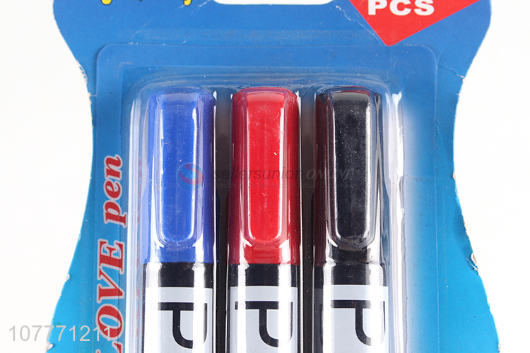 Good Sale 3 Pieces Permanent Marker Best Marking Pen Set