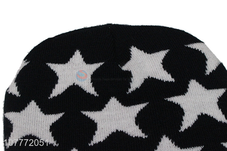 Low price outdoor knit hat riding windproof ear protection hat