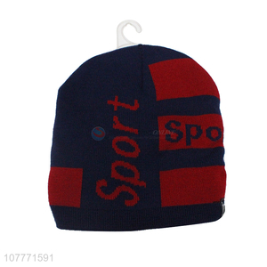 Wholesale winter hat outdoor sports warm knitted hat for men