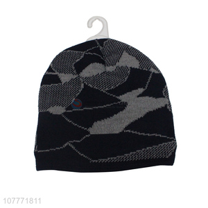 New knit hat outdoor sports cap pullover cap for men
