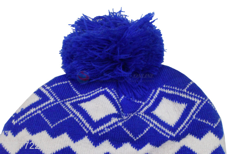 Creative short fur ball warm hat knitted hat for men