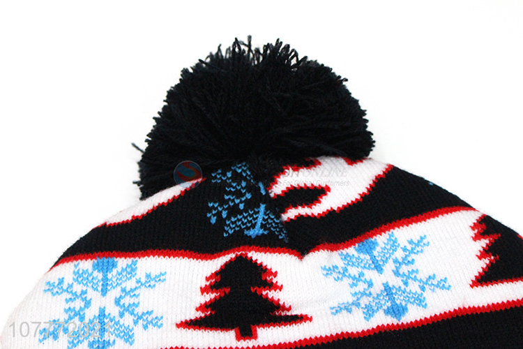 Factory direct outdoor export cold-proof men fur ball warm hat