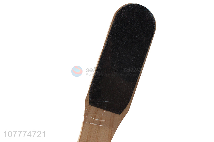 Hot selling wooden foot file foot callus scrub pedicure file