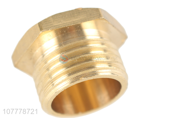 Wholesale 1/2 brass male thread hexagon head pipe plug pipe fittings