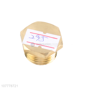 Wholesale 1/2 brass male thread hexagon head pipe plug pipe fittings