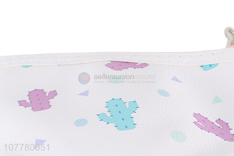 New arrival catcus pattern pvc makeup pouch toiletry bag