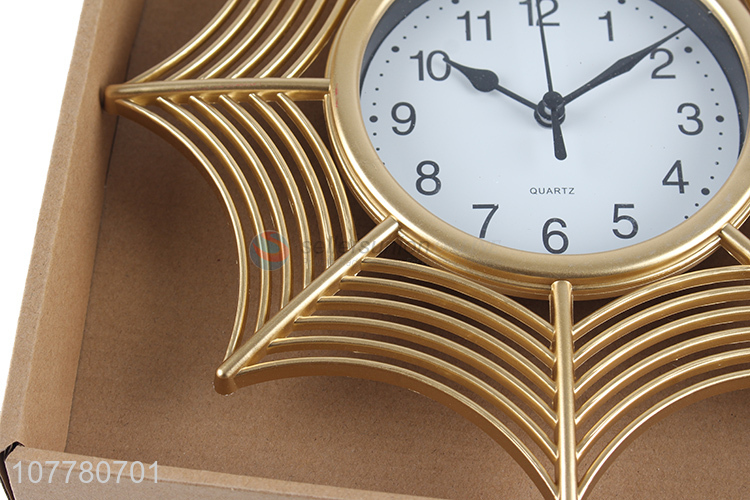 Hot products artistic plastic wall clock aesthetic plastic hanging clock