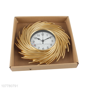 China factory high-end silence wall clock hanging clock for room decor